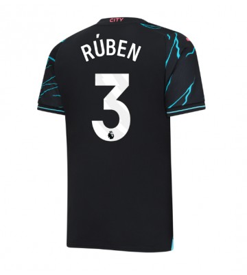 Manchester City Ruben Dias #3 Tredje Tröja 2023-24 Kortärmad